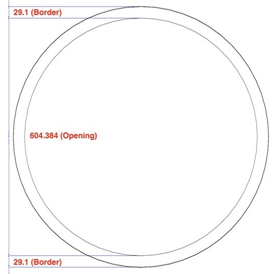 Circle LCD/ LED